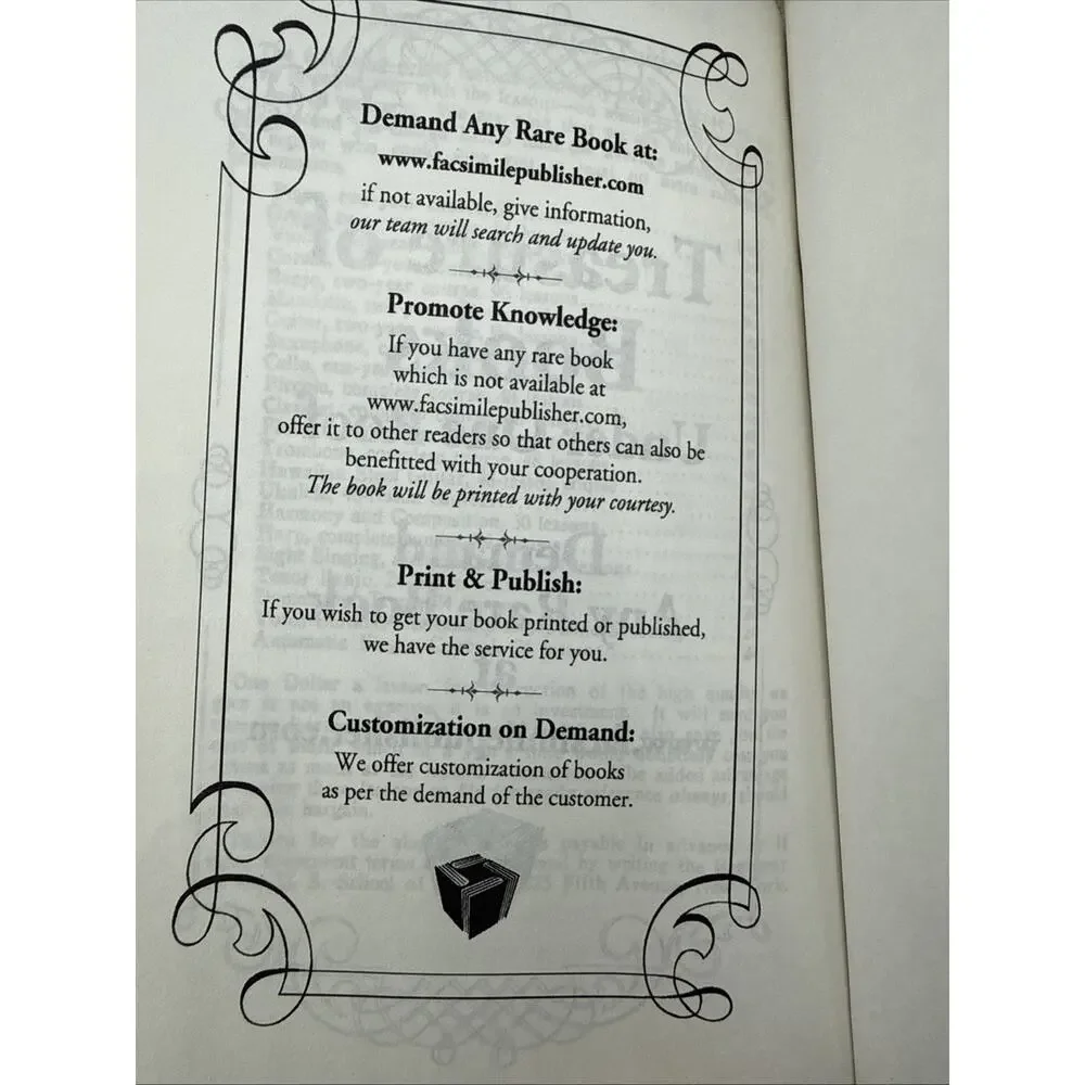 Music Lessons In Your Own Home : For Beginners Or Advanced Pupil [Leather Bound]